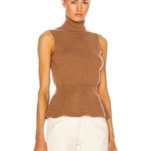100% Cashmere Turtleneck Sweater Vest